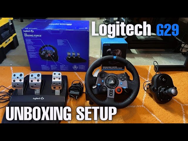 Logitech G29 Steering Wheel Unboxing & Review