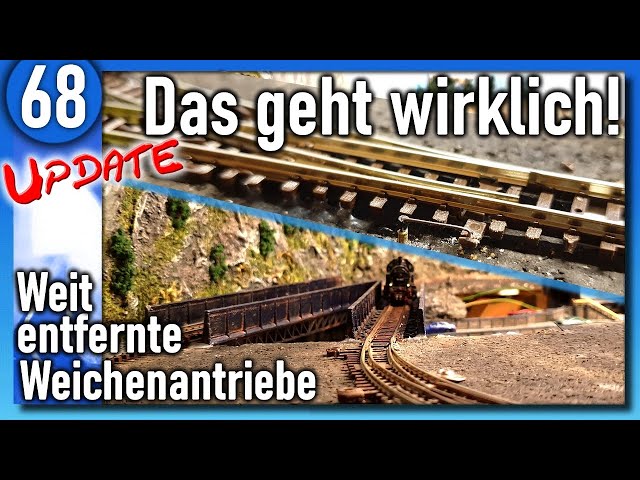 Weichenantrieb Unterflur TUTORIAL 🚂 Modelleisenbahn - Modellbau 🚂 Steampunk #68 🚂 1:160 Spur N