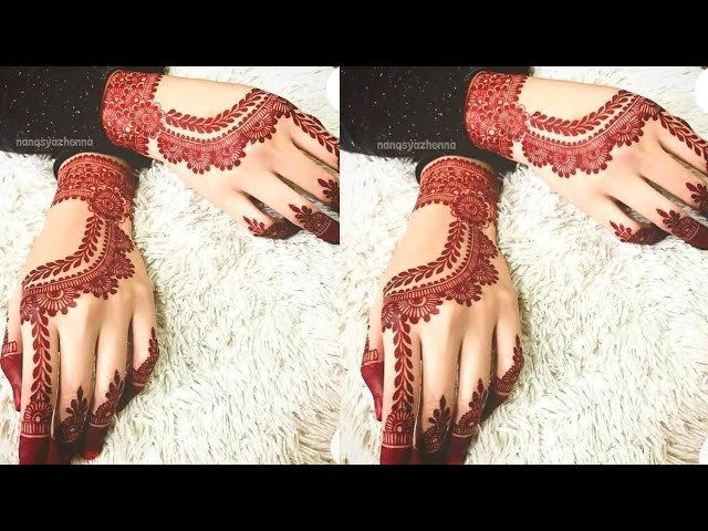 New Stylish Back Hand Mehndi Design| Simple Easy Mehndi Design| Jewellery Mehndi Design| Mehandi