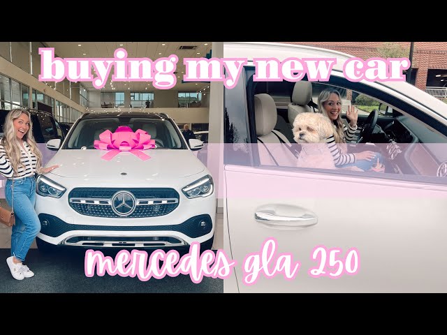 BUYING MY NEW CAR VLOG! 2023 Mercedes GLA 250 4MATIC