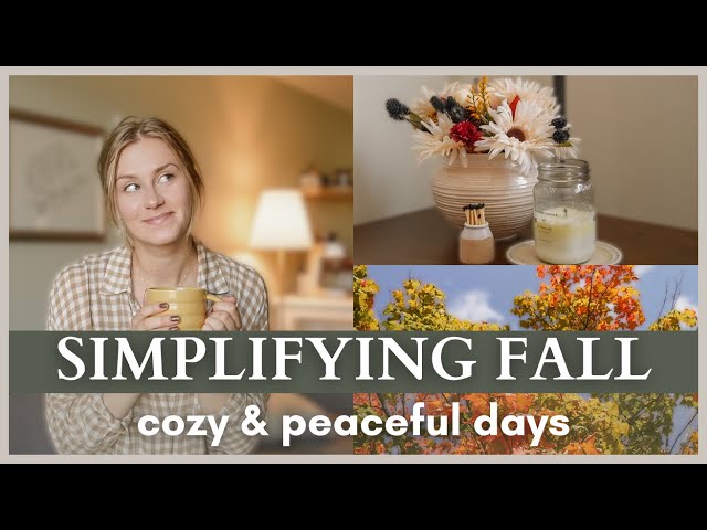 🍁 REALISTIC FALL INSPIRATION: No-Buy Decor, Apple Baking & Baby Crafts | Stress-Free Fall Tips 🧺🍏