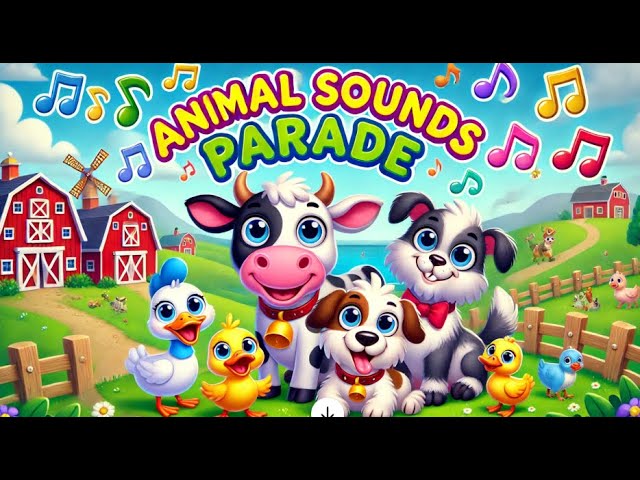 Animal Parade Song || Kids Rhymes || English RP