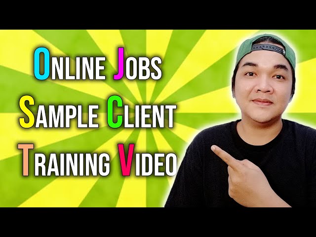 ONLINE JOBS Client Training Video Home Based Jobs For Beginners Philippines