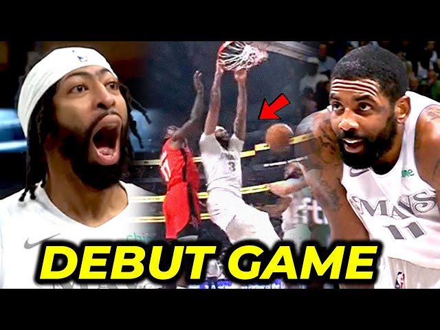 RECORD agad sa DEBUT ni Anthony Davis, monster game! | Kyrie to AD, MAMAW sa dulo si Max Christie!