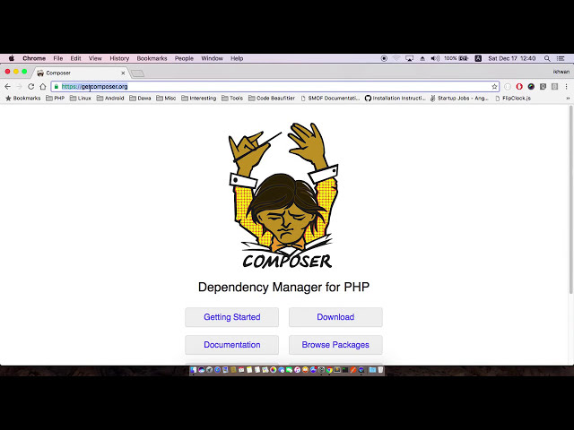 How To Install Composer in mac OS X