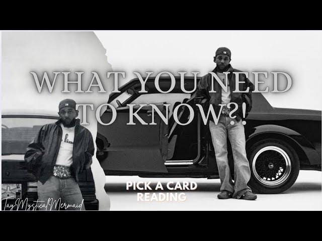 🔮⚡️WHAT YOU NEED TO KNOW⁉️⚡️✨Pick A Card Reading✨(Kendrick Lamar GNX Edition)