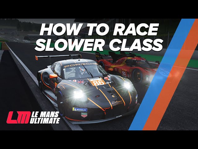 How To Race Multiclass in Slower Class Cars