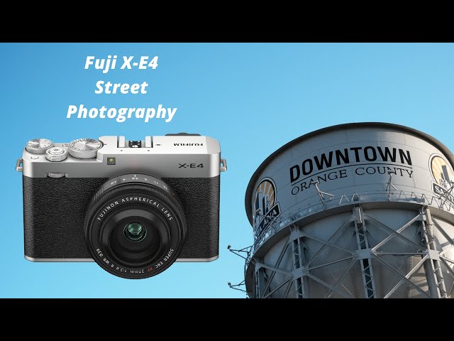 Fuji X-E4 POV Street Photography - First Time Shooting This Camera