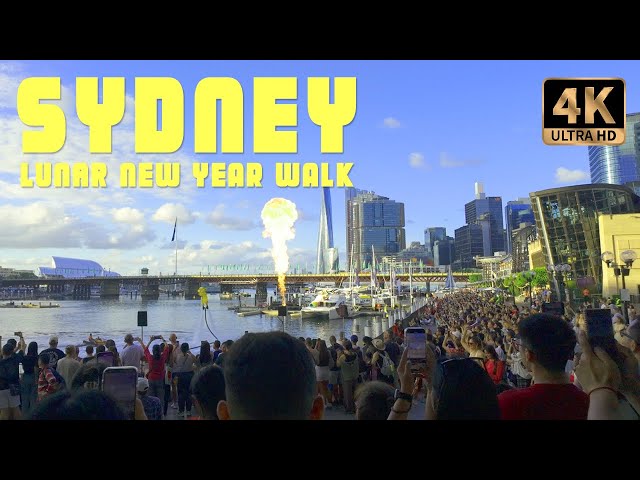 Sydney Lunar New Year Walking Tour, Australia - Summer 2025 - [4K HDR] With Captions