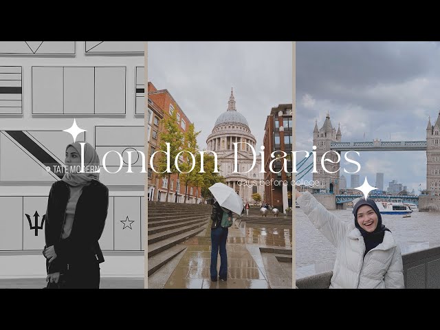 Diaries #8 London Diaries before Uni started #London #TravelVlog