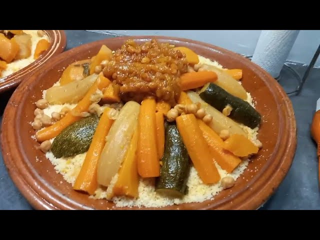 recette d'un couscous marocain