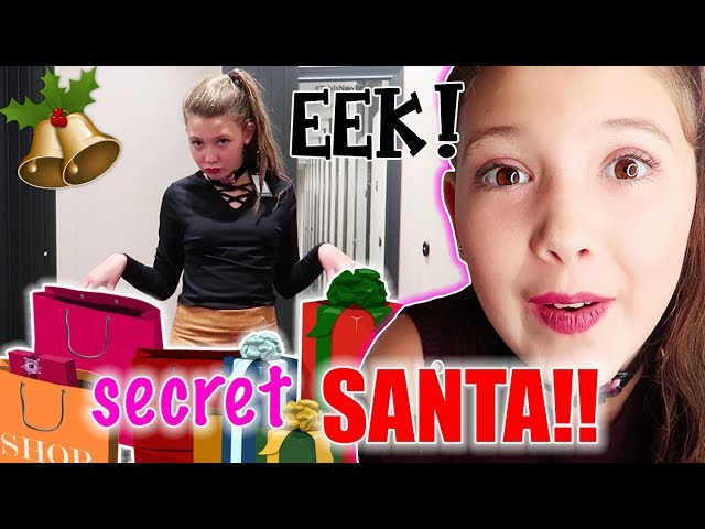 SECRET SANTA CHRISTMAS SHOPPING! VLOGMAS DAY 4!