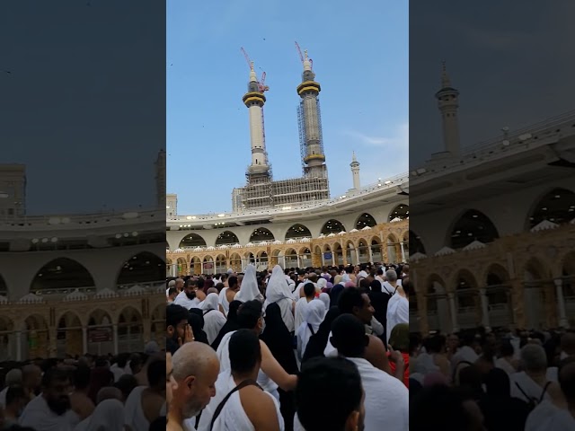 Kaaba ki ronak Subhan Allah.Hajj season start.Ziarat of khana Kaaba.shorts