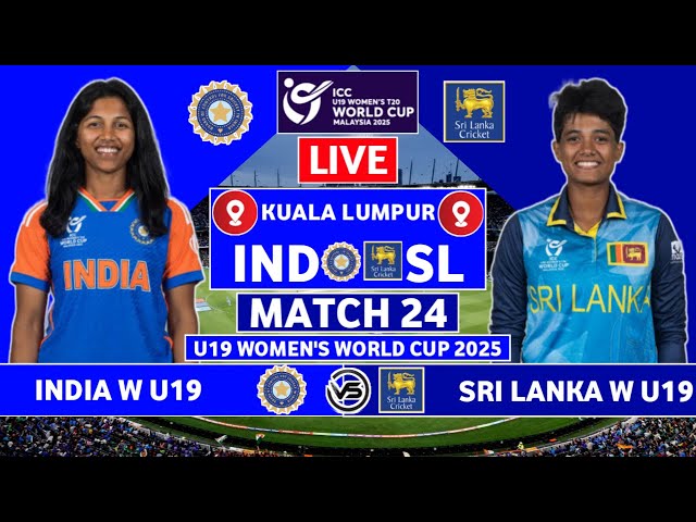 India Women U19 v Sri Lanka Women U19 Live | IND W U19 vs SL W U19 Live Commentary | IND U19 Batting