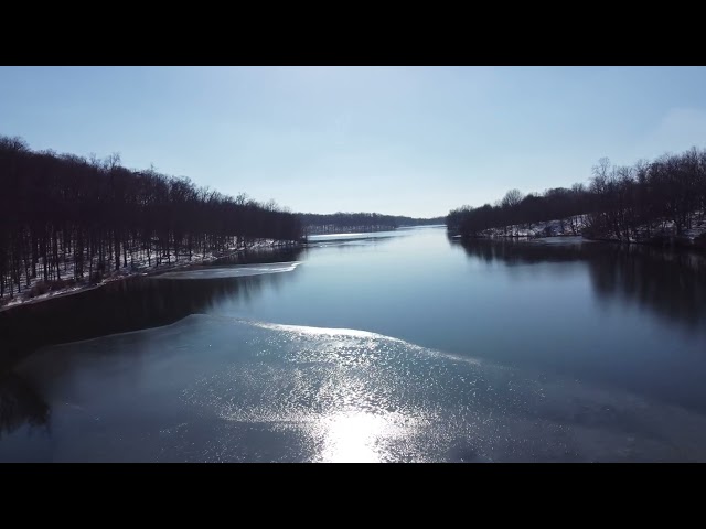 Seneca Lake in winter 2025