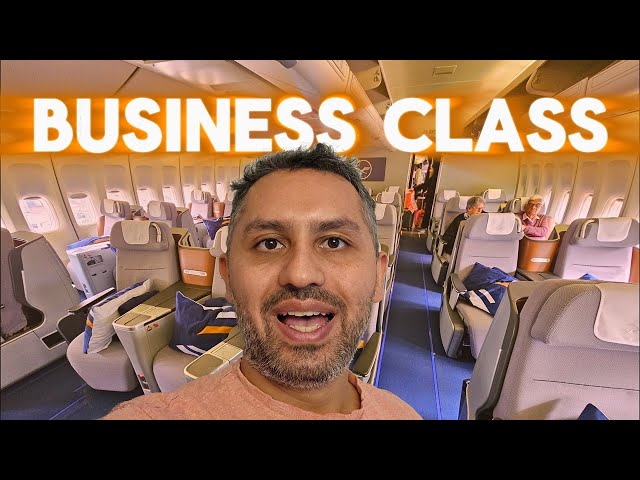 Lufthansa's Boeing 747 BUSINESS CLASS is surprisingly good!