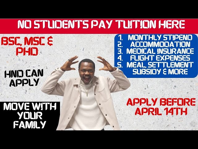 NO STUDENT PAYS TO STUDY IN THIS UNIVERSITY | MOVE HERE FOR FREE | APPLY BEFORE APRIL 14TH