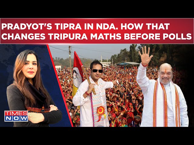 Tripura: Pradyot's Tipra In NDA After Pact With HM Shah| North East Math Decoded Before 2024 Polls