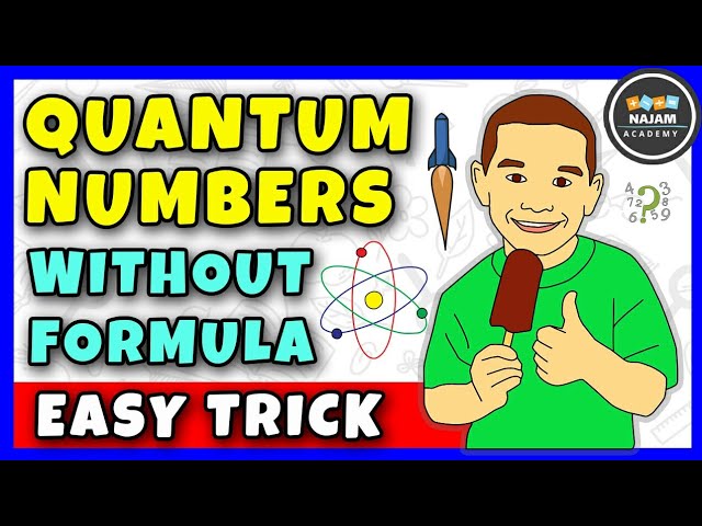 Quantum Numbers | What are the 4 Quantum Numbers? Chemistry