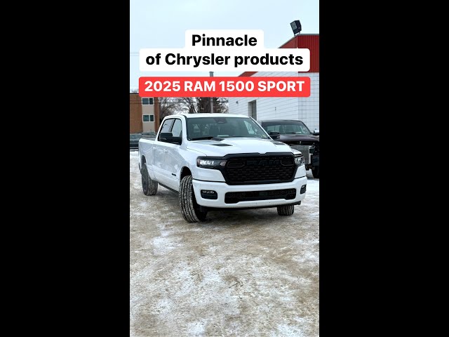 Pinnacle of Chrysler products. 2025 RAM1500 SPORT Review with Anton Balytskyy. Saskatoon