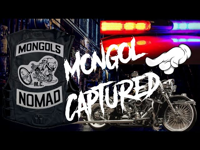 MONGOL MC MEMBER ON RUN CAPTURED