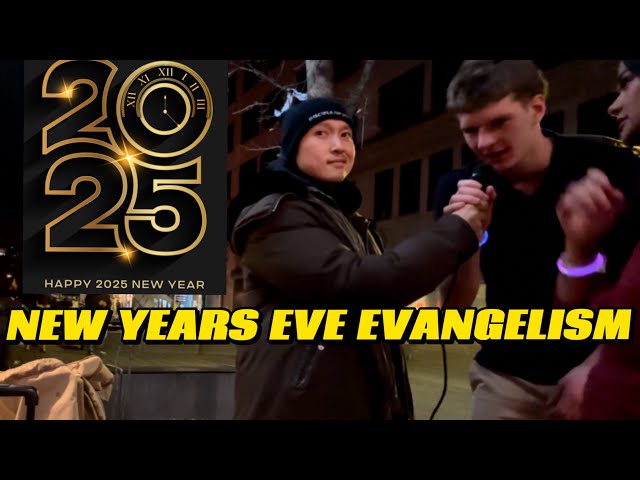 NEW YEARS EVE EVANGELISM | Preaching to Muslims, Jews & Lukewarm Christians