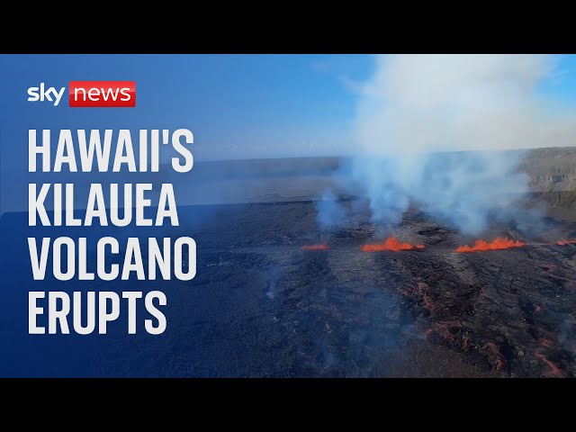 Hawaii's Kilauea volcano erupts │Wednesday 25 December