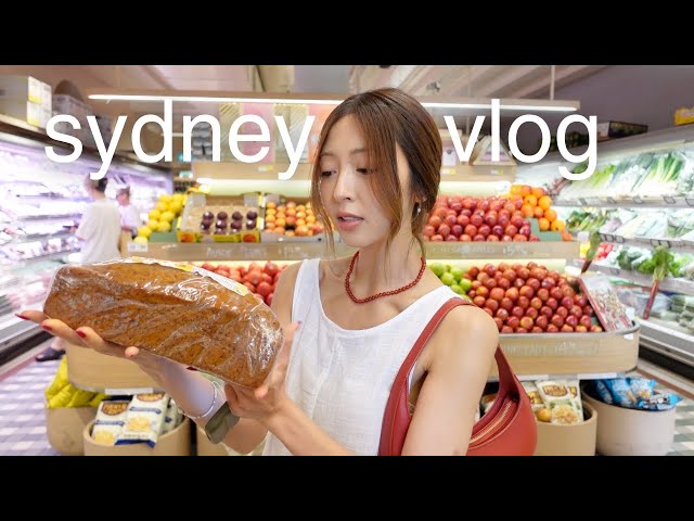 【Sydney Vlog】New pilates studio, boutique grocery store 🍎, Halal sandwiches/delis, Potts Point cafes