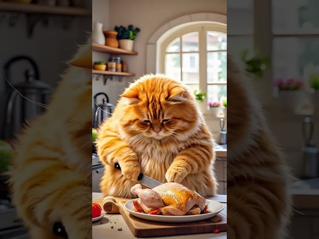 Do something meaningful today! #CookingCat #Cat #CuteTooCute