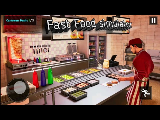 New Game Release 😄 Fast Food  Burger pizz shop  simulator