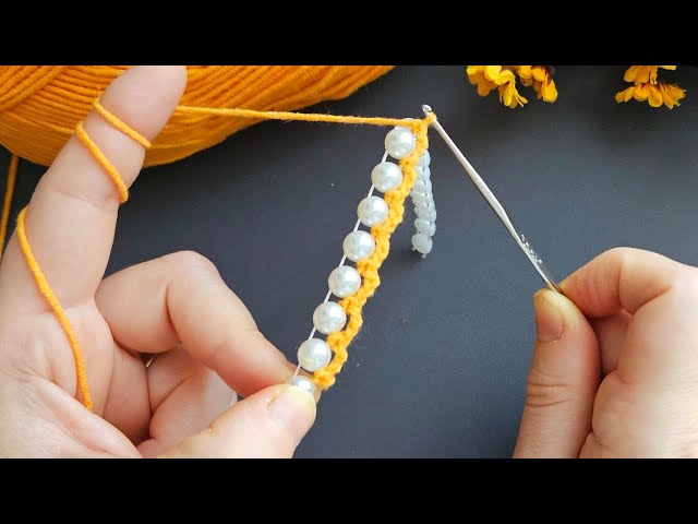 Incredible❗️I made a very easy beaded bracelet!. Super Easy Crochet Bracelet #knitting #crochet