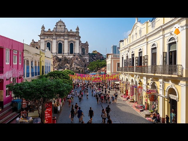 Macau🇲🇴 A Journey Through the City with the Asia's Highest GDP (4K UHD)