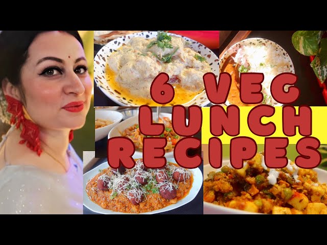 ❤️6 Special Veg  Lunch Recipes To Try/ Mehman Ko Khilao Or Tarrif Batoro ❤️