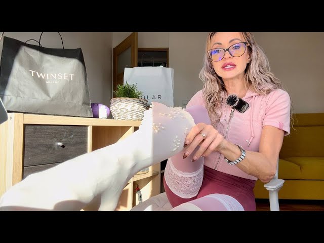 Stockings Tryon || Nylons || Tezenis and Calzedonia worth the money! || #fashion #tranding #unboxing