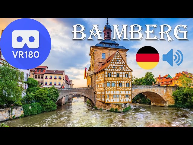 8K VR180 - Bamberg Deutschland (Deutscher Voiceover)