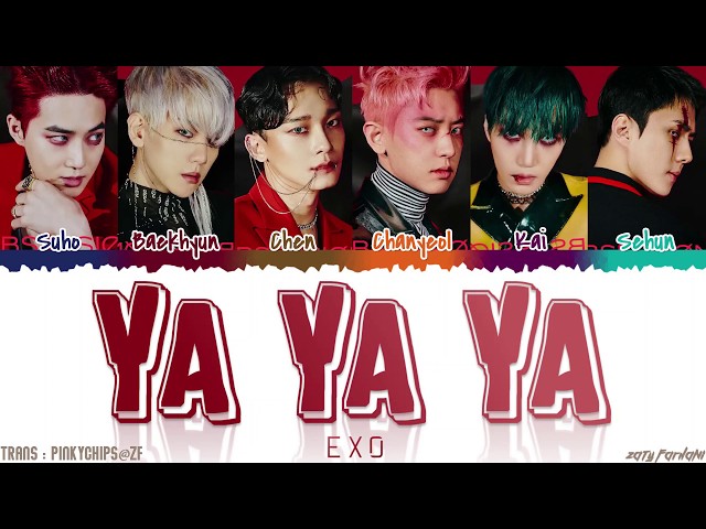 EXO (엑소) - 'YA YA YA' Lyrics [Color Coded_Han_Rom_Eng]