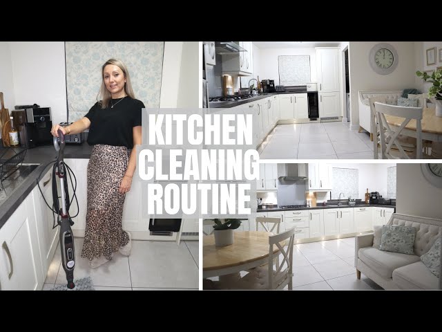 Weekly Evening Kitchen Cleaning Routine | Clean with Me | Cleaning Motivation UK