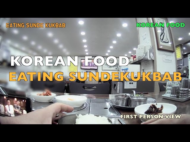 BTS' FAVORITE korean food sundekukbab | filming from my point of vlew | 1인칭시점