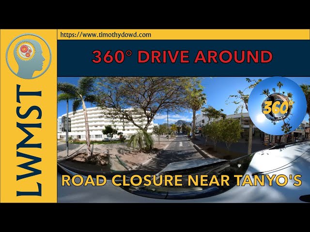 THIS ROAD CLOSURE MAY CAUSE PROBLEMS IN THE HEART OF COSTA ADEJE