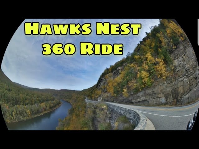 360 motorcycle ride at Hawks Nest Ride