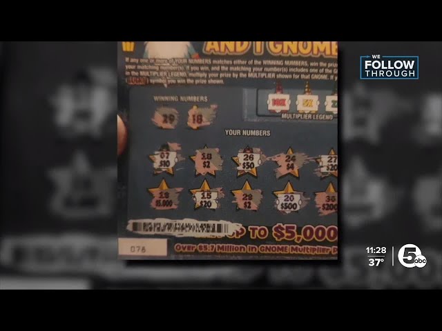 Illegible font on Ohio lottery scratch-off tickets continues to cause confusion for some gamblers