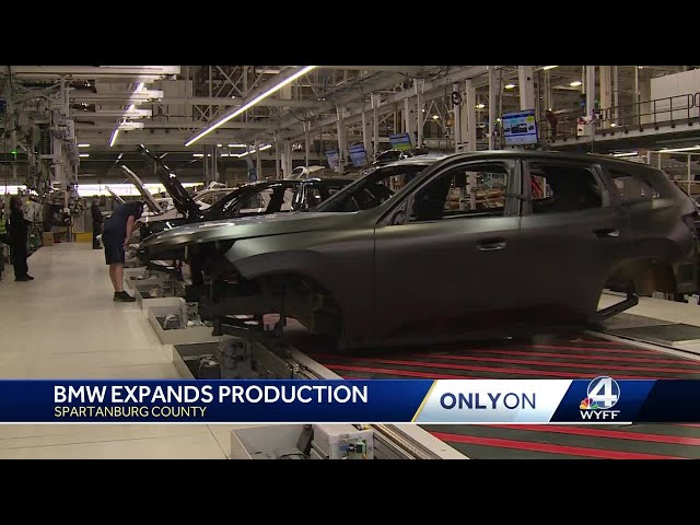 BMW Manufacturing rolls first vehicles through newly expanded assembly hall