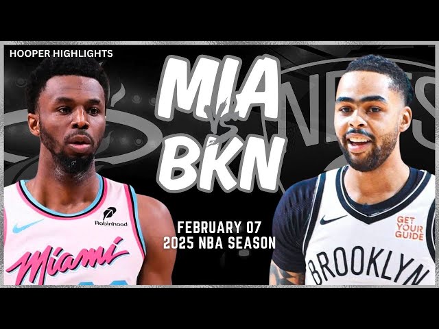 Miami Heat vs Brooklyn Nets Full Game Highlights | Feb 7 | 2025 NBA Season