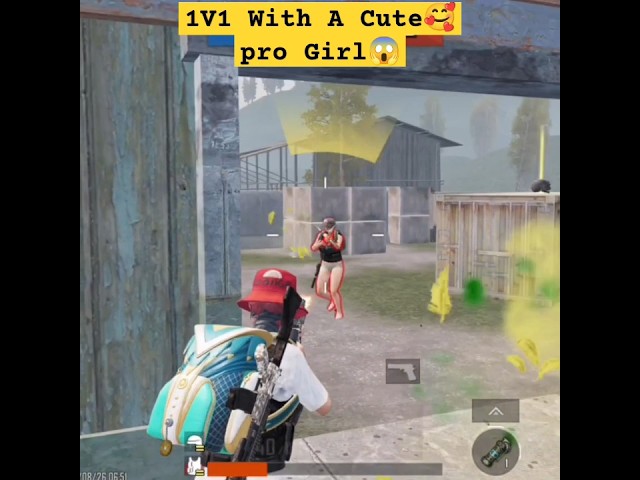 Cute Girl 1v1 Challenge Pro Girl Gamer 😱#trending #pubg #pubgmobile #bgmi #viral #shorts #viralvideo