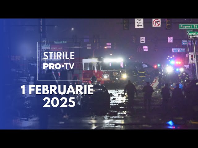 Știrile PRO TV - 1 Februarie 2025