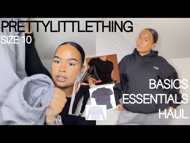 PRETTYLITTLETHING BASICS HAUL | EVERYDAY FITS | PLT | HALEN QUINTYNE