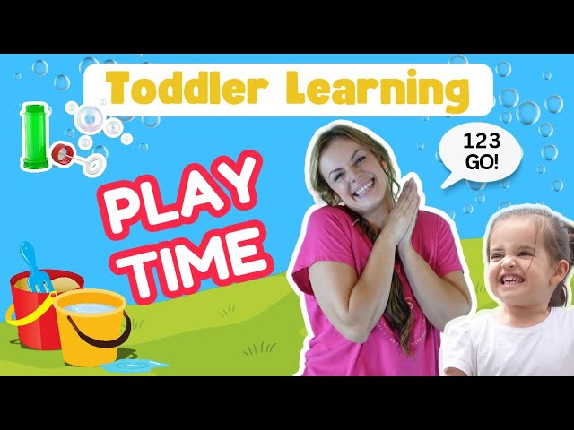 Learn Through Play With Miss Katie TODDLER LEARNING Videos & Songs WATER PLAY & BUBBLES For Toddlers