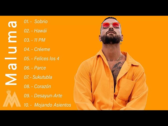 Maluma Remix 2022 Grandes éxitos de Maluma 2022 Las mejores canciones de Maluma 2022