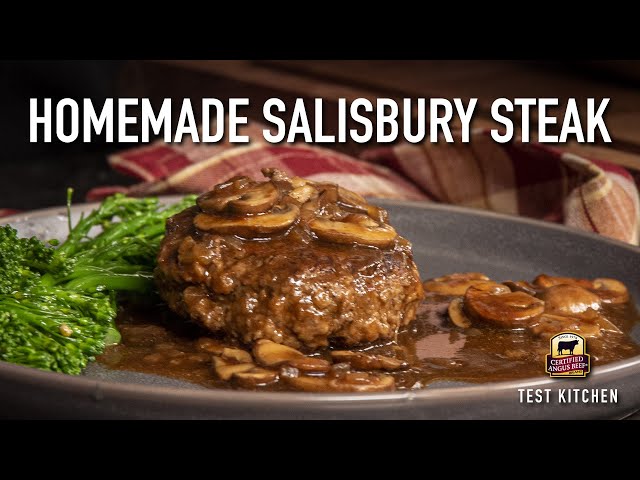 Salisbury Steak Recipe | Easy One Pan Meal!