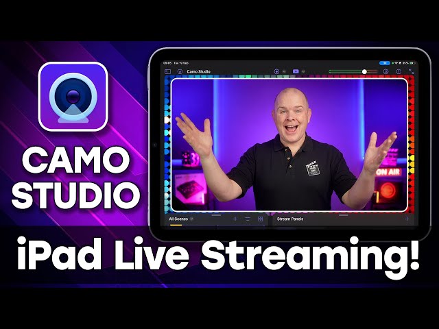 Live Streaming from iPad with External Cameras!  - CAMO STUDIO tutorial